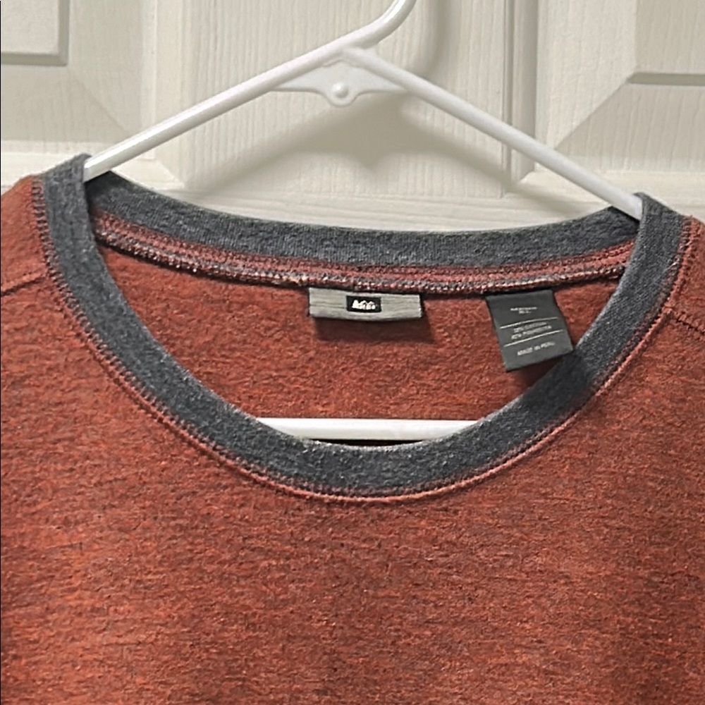 REI Men's Rust Long Sleeve Heavyweight Shirt Size XL - Picture 8 of 12